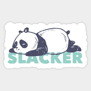 Panda Slacker Sticker